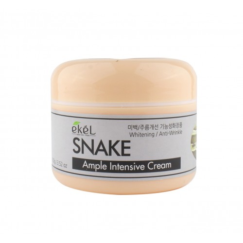 Крем для лица со змеиным ядом Ampule Intensive Cream Snake 100 гр "Ekel"