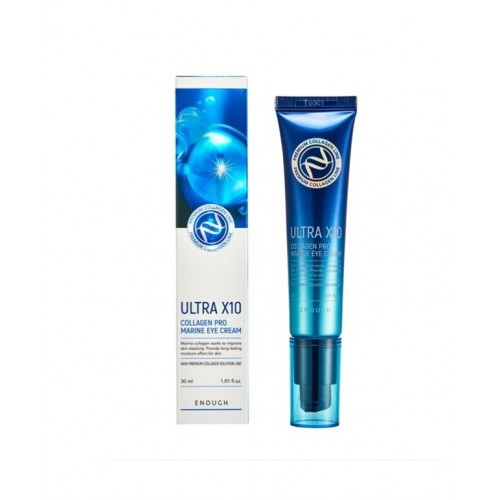 Омолаживающий крем для век с коллагеном Premium Ultra X10 Collagen Pro Marine Eye Cream "ENOUGH"
