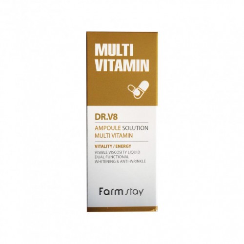 Витаминная сыворотка для лица DR-V8 Vitamin Ampoule "Farm Stay"