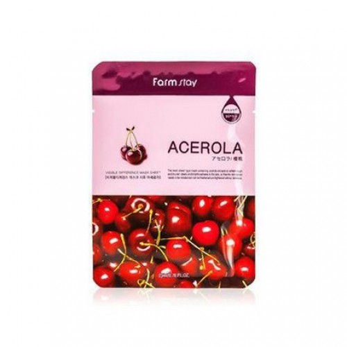 Маска для лица Visible Difference Mask Sheet Acerola "Farm Stay"