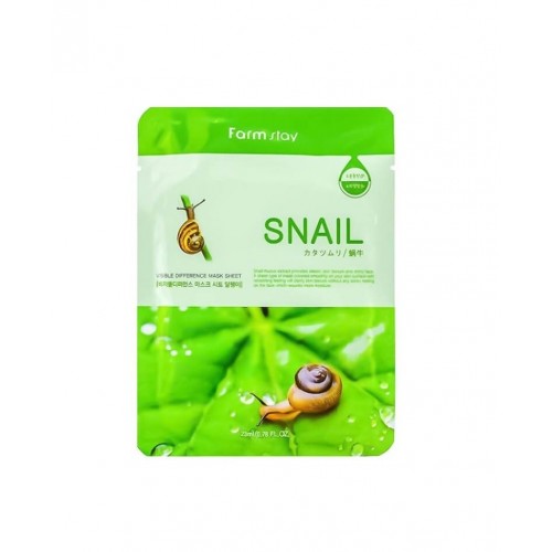 Маска для лица Visible Difference Mask Sheet Snail "Farm Stay"