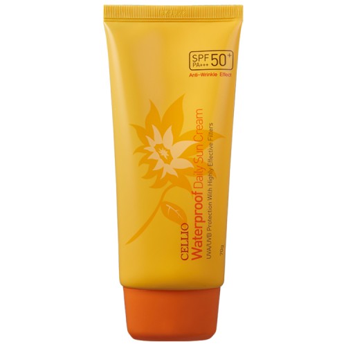 Солнцезащитный крем  Waterproof Daily Sun Cream SPF 50 PA+++ "Cellio"