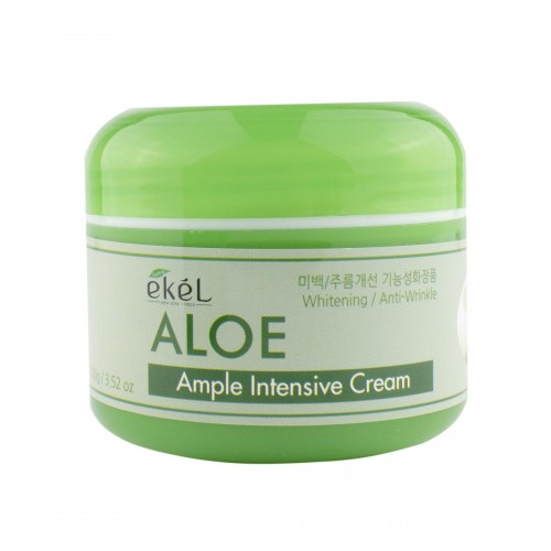 Крем для лица с экстрактом алое Ampule Intensive Cream Aloe 100 гр "Ekel"
