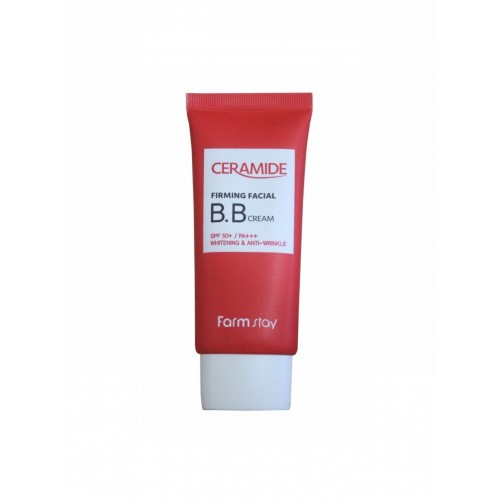 Увлажняющий ББ крем с Церамидами Ceramide Firming Facial BB Cream SPF 50+/PA+++ "Farm Stay"