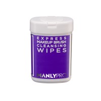 Экспресс-очищающие салфетки для макияжных кистей с антибактериальным эффектом 50 шт  KO09