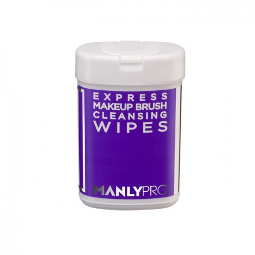 Экспресс-очищающие салфетки для макияжных кистей с антибактериальным эффектом 50 шт  KO09