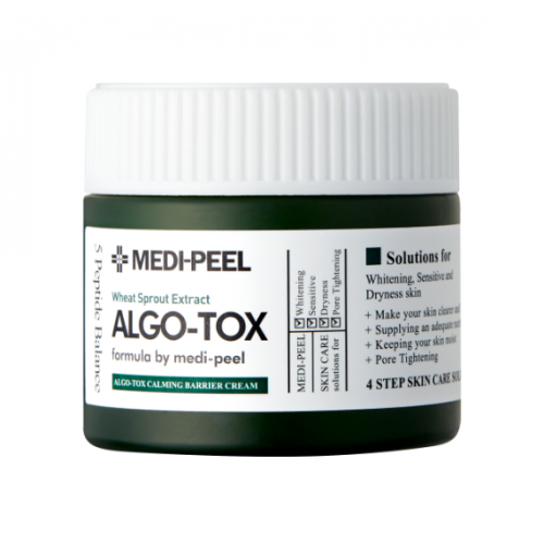 Детокс-крем для лица с ростками пшеницы Algo Tox calming barrier cream "Medi-Peel"