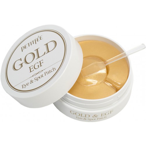 Гидрогелевые патчи для глаз Gold EGF Eye Spot Patch "Petitfee"