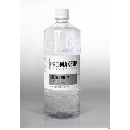 Мицеллярная вода для снятия макияжа CLEAN SKIN PRO 1л для диспенсера "PROMAKEUP"