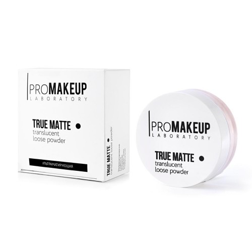 Прозрачная рассыпчатая пудра для фиксации макияжа True Matte Translucent Loose Powder "PROMAKEUP"