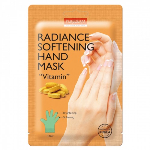 Смягчающая витаминная маска для рук "PUREDERM"