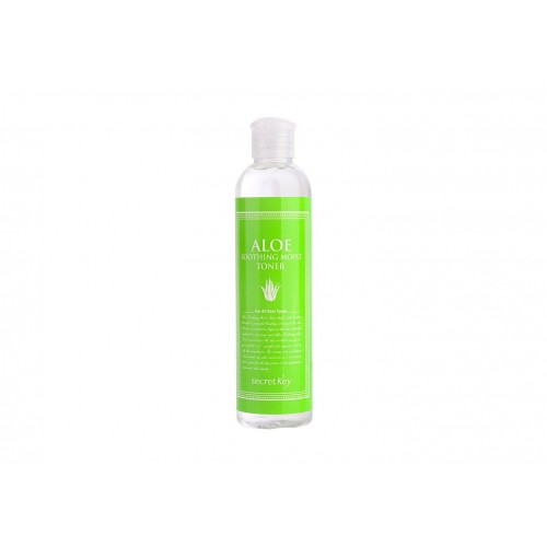 Тонер для лица алоэ. Secret Key Aloe Soothing moist Toner 248ml. Secret Key тонер Aloe Soothing moist. Aloe Soothing moist Toner, 248 мл. Тонер алоэ Вера 98.